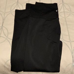 Zyia Black Brilliant Hi Rise 28” Leggings, Size 14-16